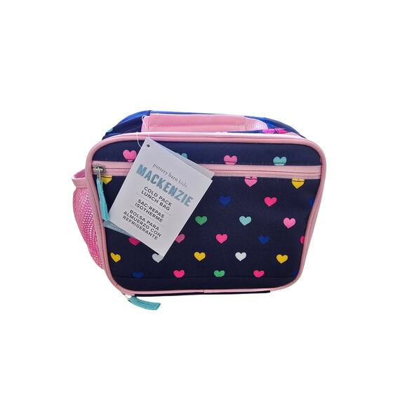 Pottery Barn Kids Other - NWT Pottery Barn Kids Cold Pack Insulated Lunch School Bag Davy Pink Hearts
